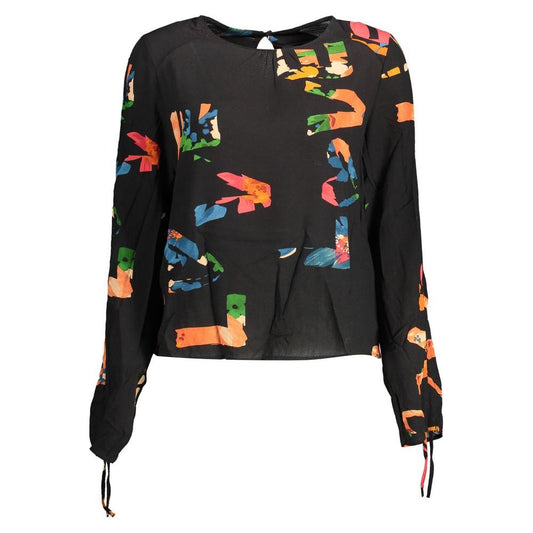 Desigual Black Viscose Women Sweater