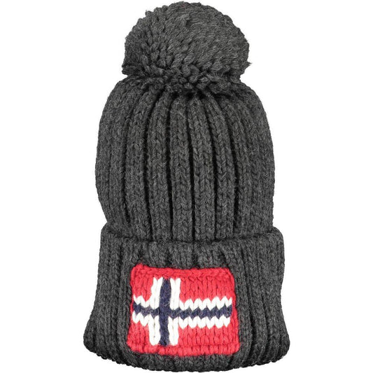 Napapijri Napapijri Gray Acrylic Men Cap NA-15228 1728,67403481248,Accessories,Gray,Hats & Caps - Men - Accessories,Men,Men - Accessories,Napapijri,New with tags