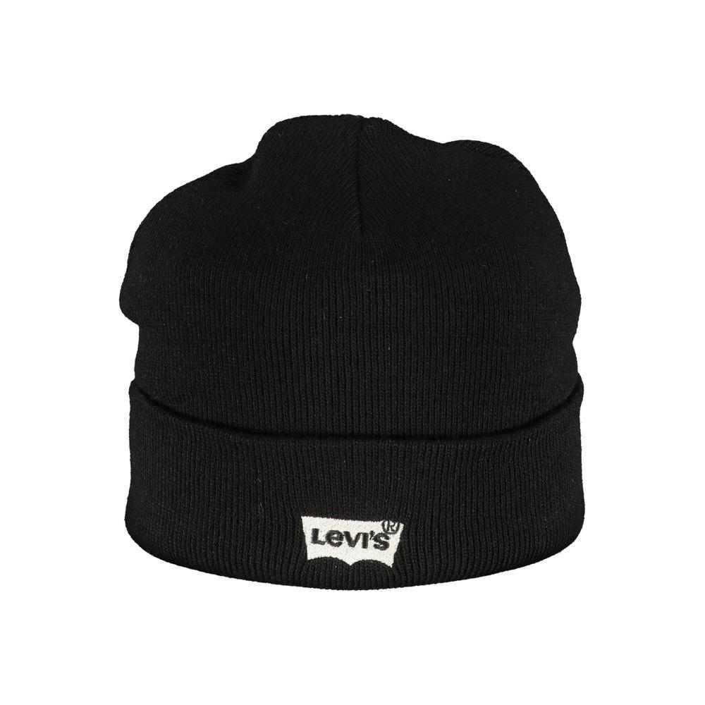 Levi's Levi's Black Acrylic Hats & Cap LE-26639 1728,67403481248,Accessories,Black,Hats & Caps - Men - Accessories,Levi's,Men,Men - Accessories,New with tags