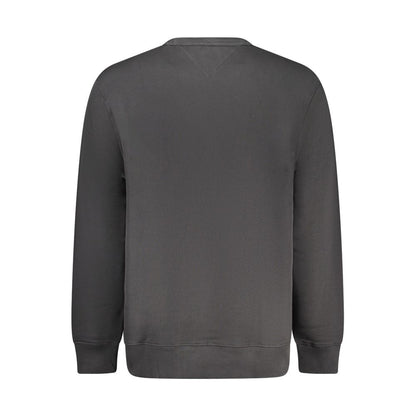 Tommy Hilfiger Black Cotton Mens Sweatshirt
