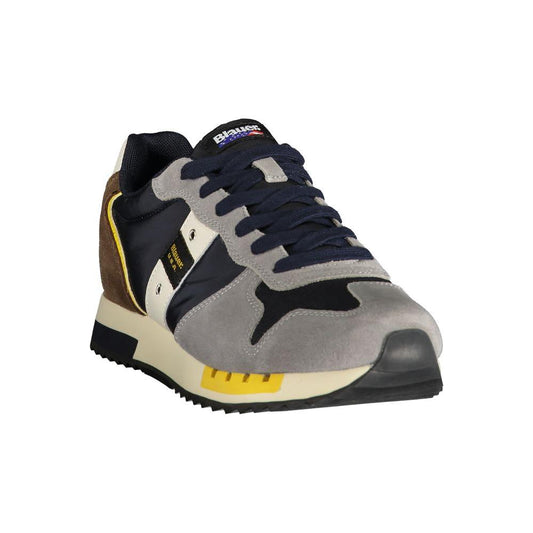 Blauer Blauer Gray Polyester Sneaker BL-31646-EU45/US12 1728,67403481248,Blauer,EU45/US12,Gray,Men,Men - Shoes,New with tags,Shoes,Sneakers - Men - Shoes