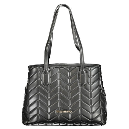 Mario Valentino Black Polyurethane Women's Handbag