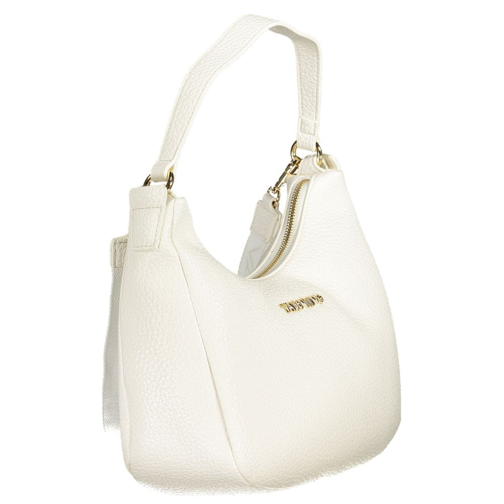 Front view with bag zipped and handles upright.