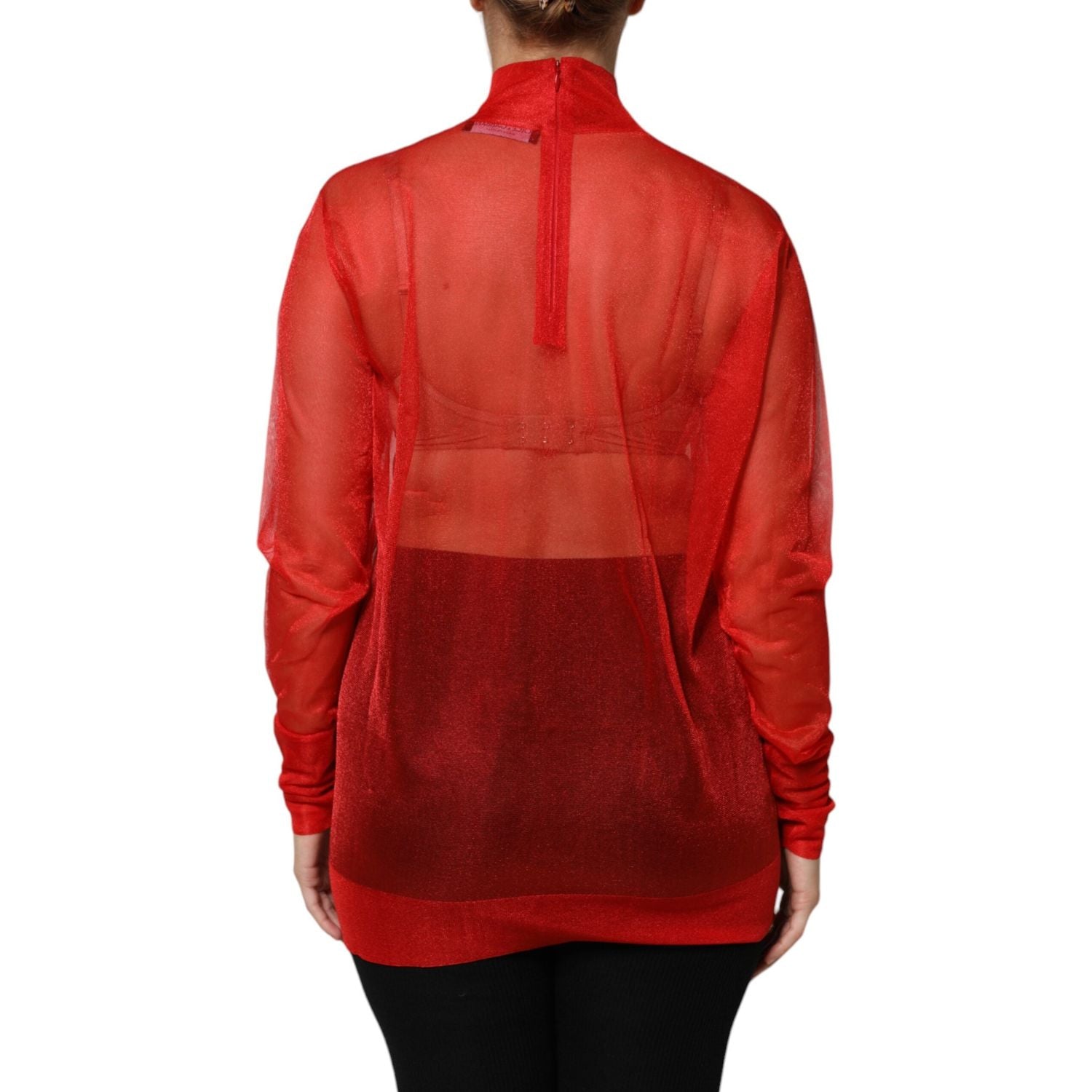 Front view with bag zipped and handles upright.