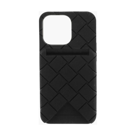 Bottega Veneta Bottega Veneta Braided Iphone 13 Pro Cover with External Card Holder BOP629096GD 1728,74866327712,Black,Bottega Veneta,Jewelry,Men,Men - Jewelry,New with tags,Other - Men - Jewelry