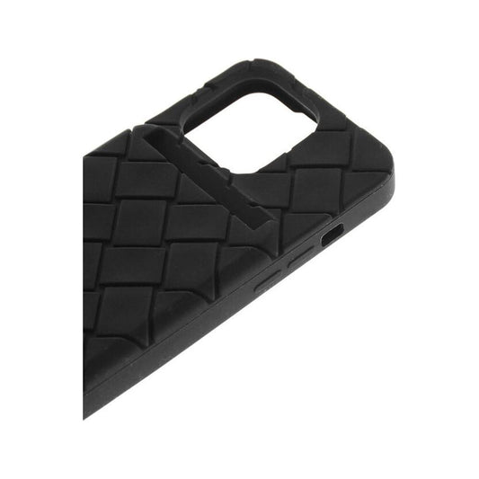 Bottega Veneta Bottega Veneta Braided Iphone 13 Pro Cover with External Card Holder BOP629096GD 1728,74866327712,Black,Bottega Veneta,Jewelry,Men,Men - Jewelry,New with tags,Other - Men - Jewelry