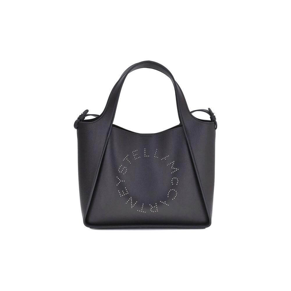 Front view with bag zipped and handles upright.