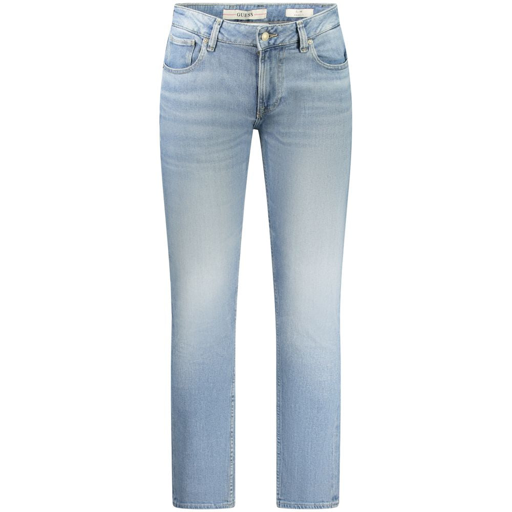 Guess Jeans Azzurro Cotton Women's Skinny Jean