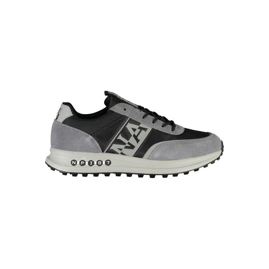 Napapijri Napapijri Brown Leather Men Sneaker NA-23110-EU40/US7 1728,67403481248,EU40/US7,Gray,Men,Men - Shoes,Napapijri,New with tags,Shoes,Sneakers - Men - Shoes