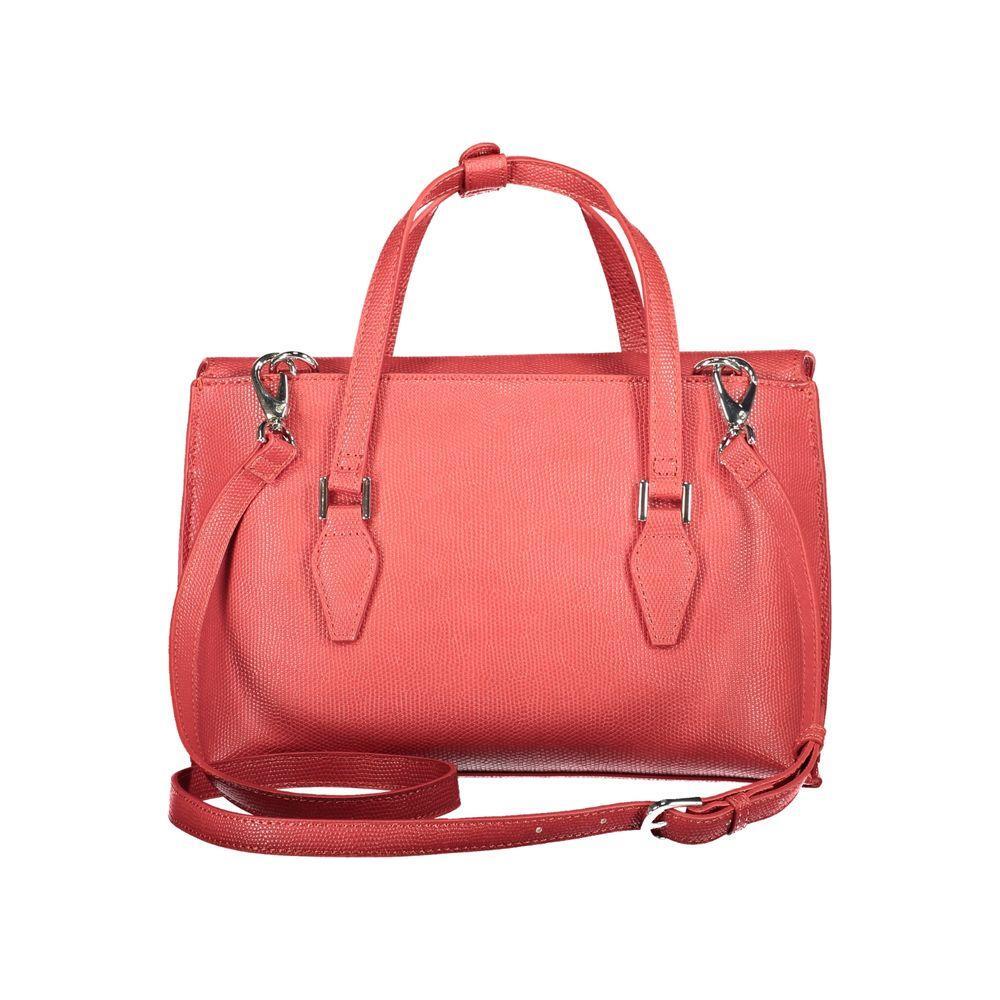 Front view with bag zipped and handles upright.