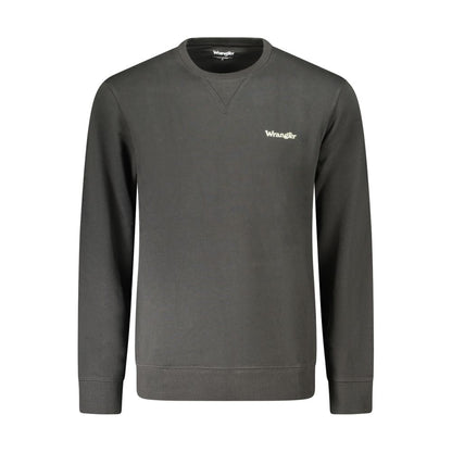 Wrangler Black Cotton Men's Sweatshirt
