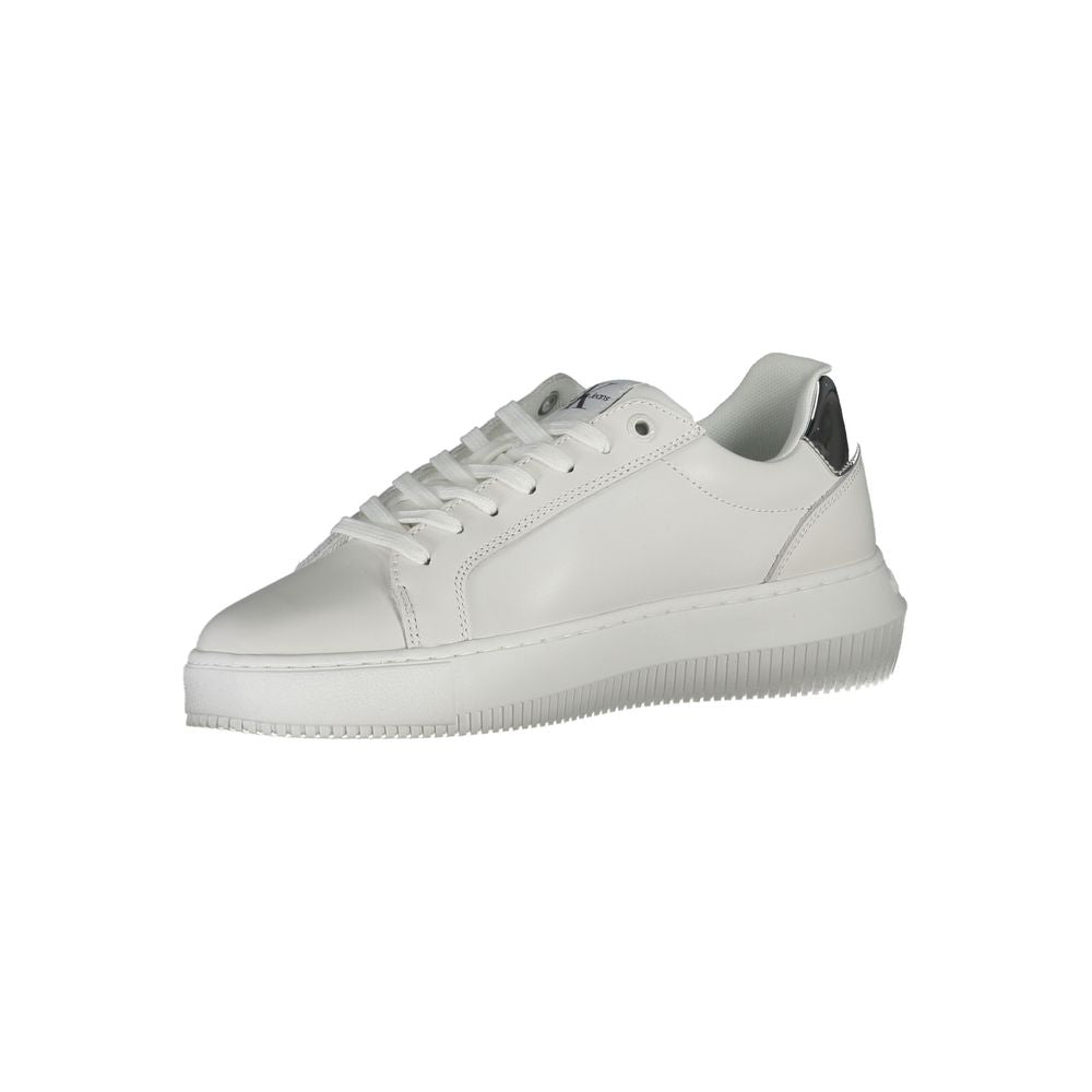 Calvin Klein Bianco Leather Women Sneaker