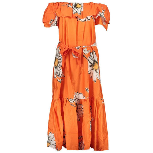 Desigual Desigual Orange Cotton Dress DE-29216-S 1728,67403481248,Clothing,Desigual,Dresses - Women - Clothing,L,New with tags,Orange,S,Women,Women - Clothing