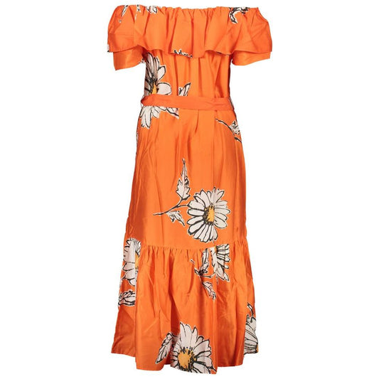 Desigual Desigual Orange Cotton Dress DE-29216-S 1728,67403481248,Clothing,Desigual,Dresses - Women - Clothing,L,New with tags,Orange,S,Women,Women - Clothing