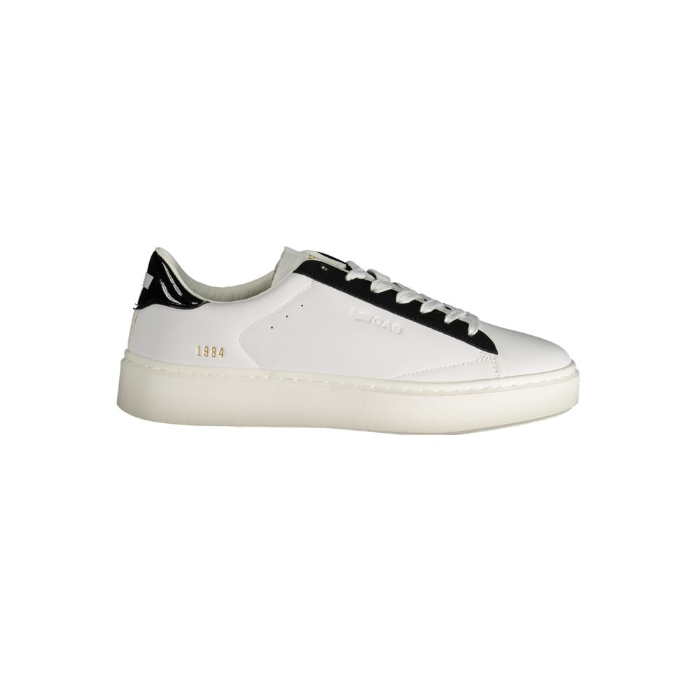 Gas Bianco Polyurethane Women Sneaker