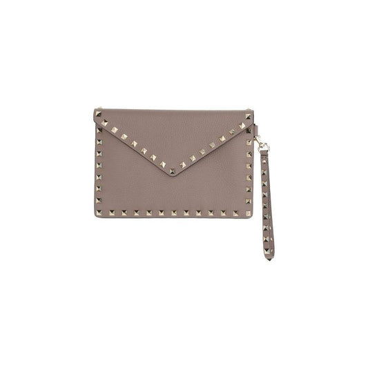 Valentino Garavani Valentino Garavani Flat Rockstud CPouch VA7W2P0P87VSHP45BB 1728,72470364320,Accessories,Gray,New with tags,Other - Women - Accessories,Valentino Garavani,Women,Women - Accessories