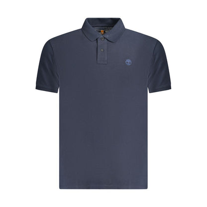 Timberland Blu Cotton Men Polo