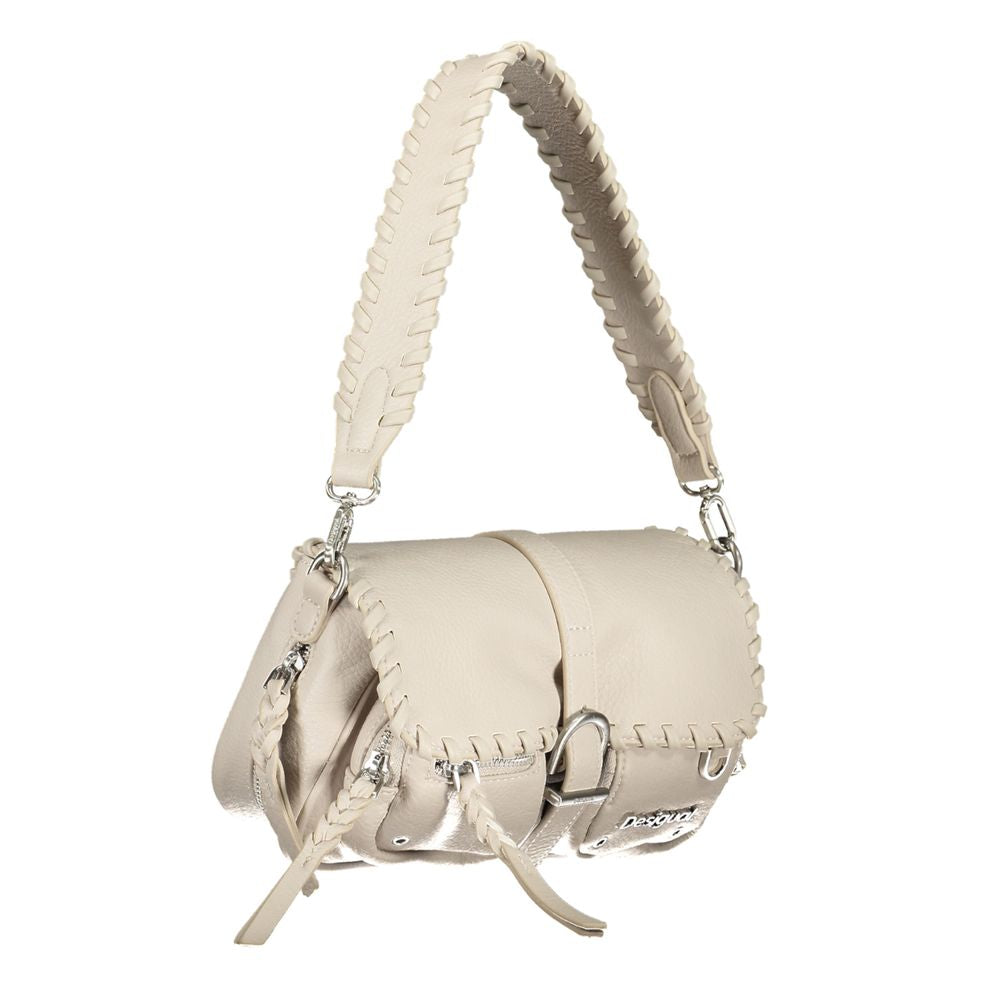 Desigual White Polyethylene Handbag DE-28058