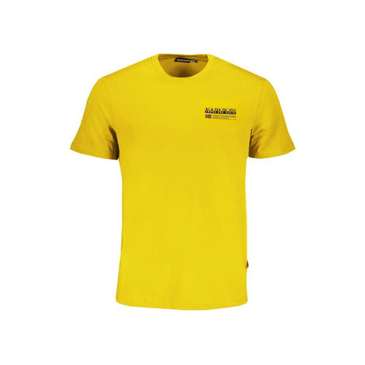 Napapijri Napapijri Yellow Cotton T-Shirt NA-29516-XL 1728,67403481248,Clothing,Men,Men - Clothing,Napapijri,New with tags,T-Shirts - Men - Clothing,XL,XXL,Yellow