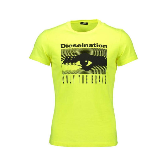 Diesel Diesel Yellow Cotton Men T-Shirt DI-36851-XL 1728,67403481248,Clothing,Diesel,Men,Men - Clothing,New with tags,T-Shirts - Men - Clothing,XL,Yellow