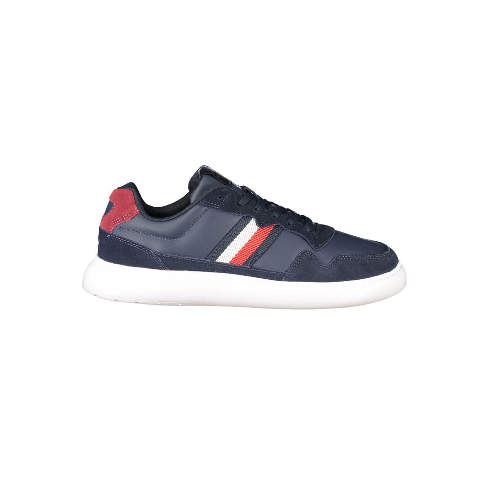 Tommy Hilfiger Blue Polyurethane Men Sneaker