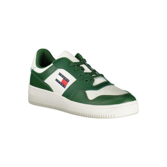 Tommy Hilfiger Tommy Hilfiger Green Leather Men Sneaker TO-35337-EU40/US7 1728,67403481248,EU40/US7,EU41/US8,EU42/US9,EU43/US10,EU44/US11,EU45/US12,EU46,Green,Men,Men - Shoes,New with tags,Shoes,Sneakers - Men - Shoes,Tommy Hilfiger
