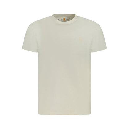 Timberland Beige Cotton Men's T-Shirt