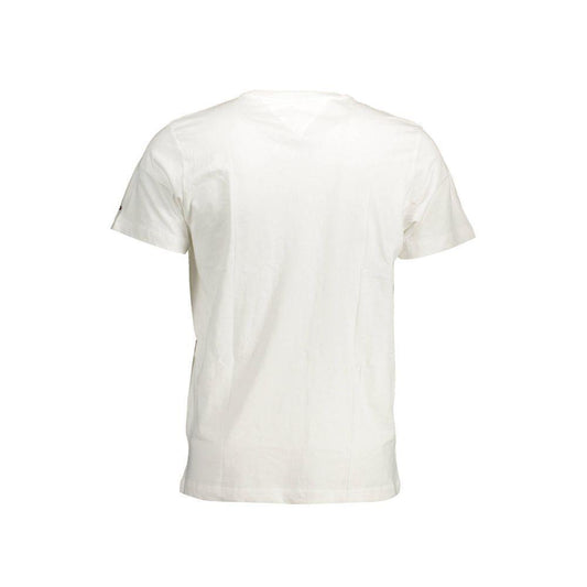 Tommy Hilfiger White Cotton T-Shirt TO-37300-S