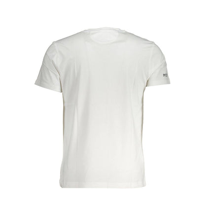 La Martina Bianco Cotton Men T-Shirt