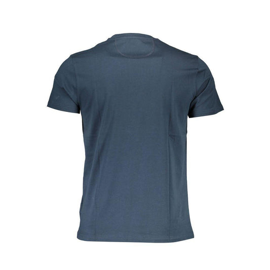 La Martina Blue Cotton Men T-Shirt LA-37745-XL