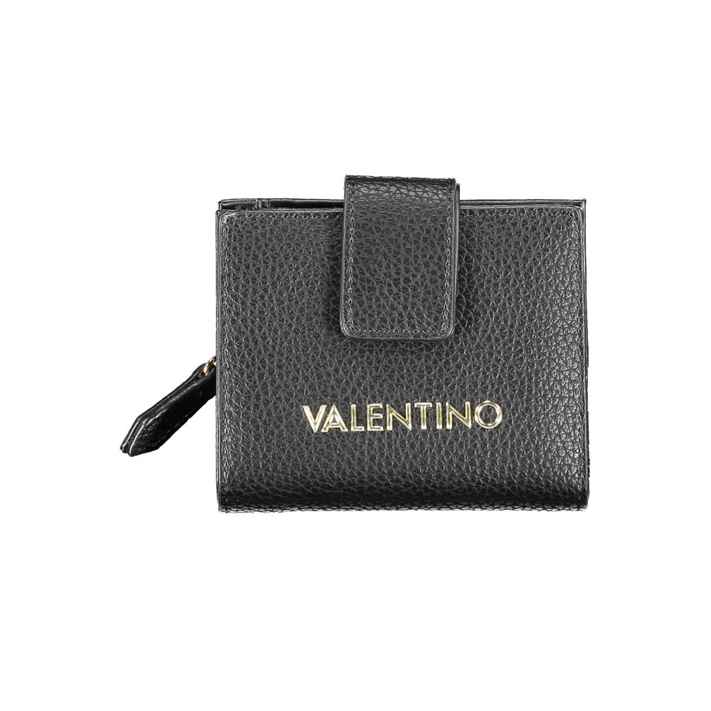 Mario Valentino Black Polyurethane Women Wallet