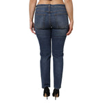Dolce & Gabbana Blue Low Waist Cotton Skinny Denim Jeans
