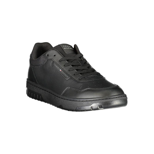 Tommy Hilfiger Tommy Hilfiger Black Leather Men Sneaker TO-36741-EU40/US7 1728,67403481248,Black,EU40/US7,EU41/US8,EU42/US9,EU43/US10,EU44/US11,EU46,Men,Men - Shoes,New with tags,Shoes,Sneakers - Men - Shoes,Tommy Hilfiger