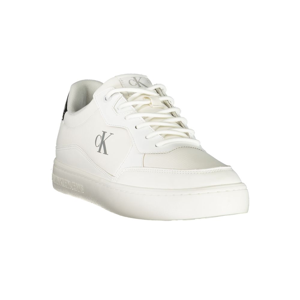 Calvin Klein Bianco Polyurethane Men Sneaker