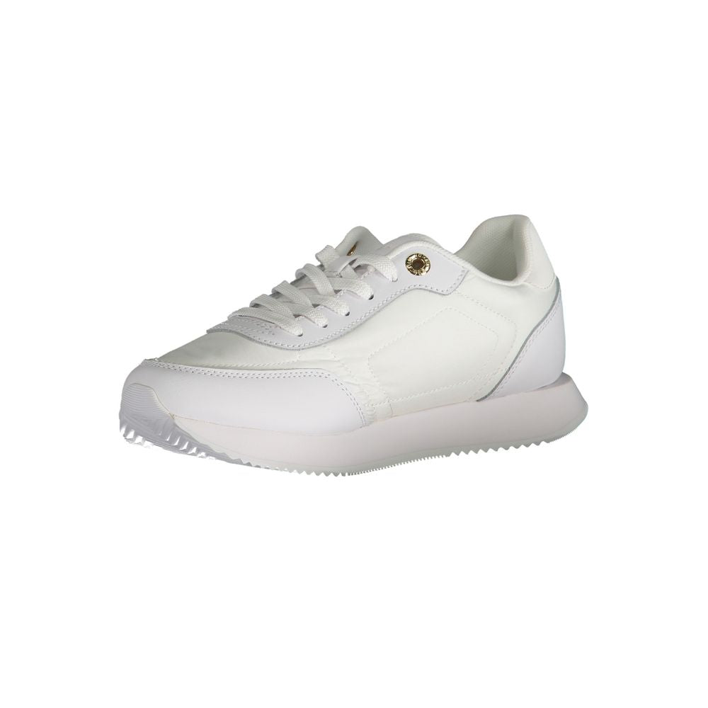 Tommy Hilfiger White Leather Women Sneaker
