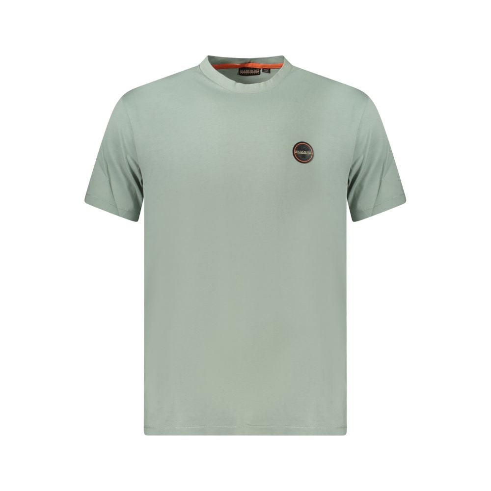 Napapijri Green Cotton Men T-Shirt