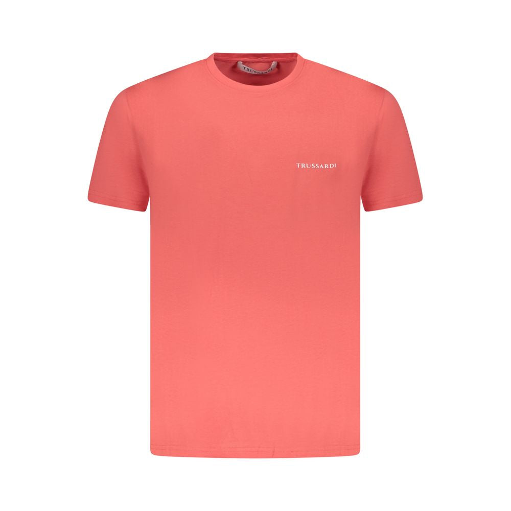 Trussardi Rosa Cotton Men T-Shirt