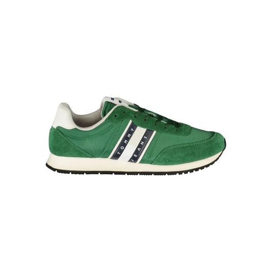 Tommy Hilfiger Tommy Hilfiger Green Polyester Men Sneaker TO-36748-EU40/US7 1728,67403481248,EU40/US7,EU41/US8,EU42/US9,EU43/US10,EU44/US11,EU45/US12,EU46,Green,Men,Men - Shoes,New with tags,Shoes,Sneakers - Men - Shoes,Tommy Hilfiger