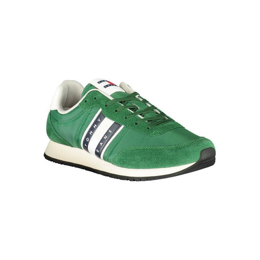 Tommy Hilfiger Tommy Hilfiger Green Polyester Men Sneaker TO-36748-EU40/US7 1728,67403481248,EU40/US7,EU41/US8,EU42/US9,EU43/US10,EU44/US11,EU45/US12,EU46,Green,Men,Men - Shoes,New with tags,Shoes,Sneakers - Men - Shoes,Tommy Hilfiger