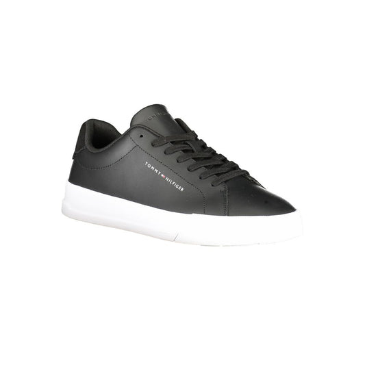Tommy Hilfiger Tommy Hilfiger Black Leather Men Sneaker TO-36764-EU40/US7 1728,67403481248,Black,EU40/US7,EU45/US12,EU46,Men,Men - Shoes,New with tags,Shoes,Sneakers - Men - Shoes,Tommy Hilfiger