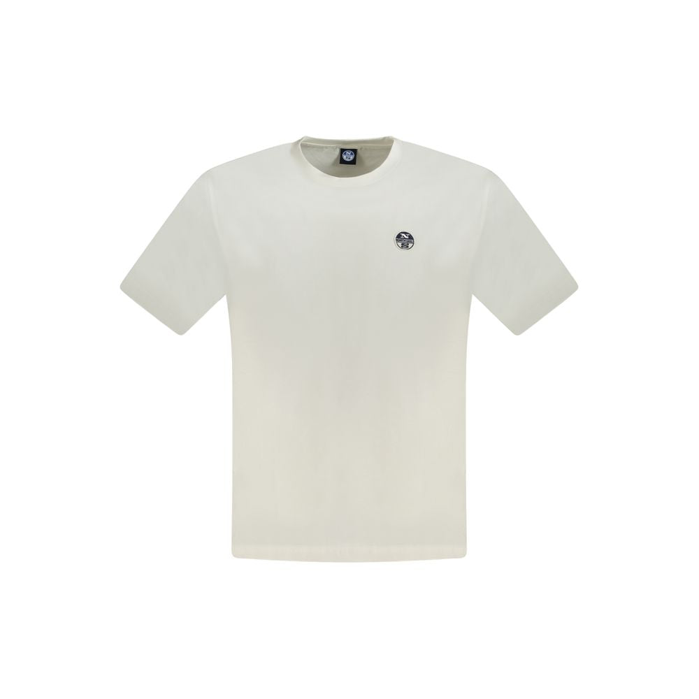 North Sails Bianco Cotton Men T-Shirt