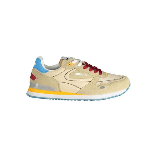 Gas Beige Polyester Men Sneaker