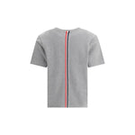 Thom Browne T-Shirt with iconic bands TH-FJS013A00050055-IT42 | L