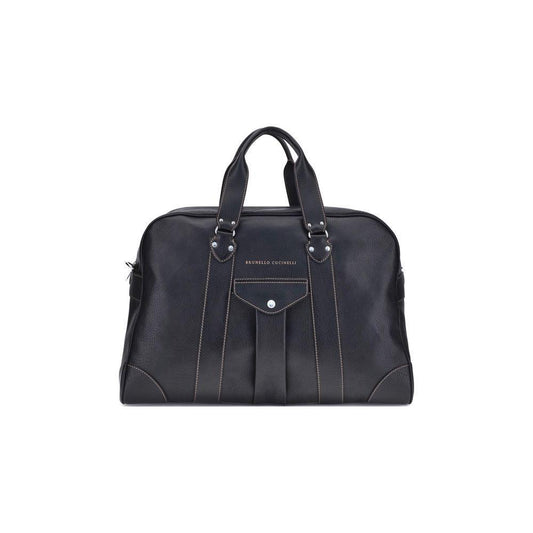 Brunello Cucinelli Leather Travel Bag