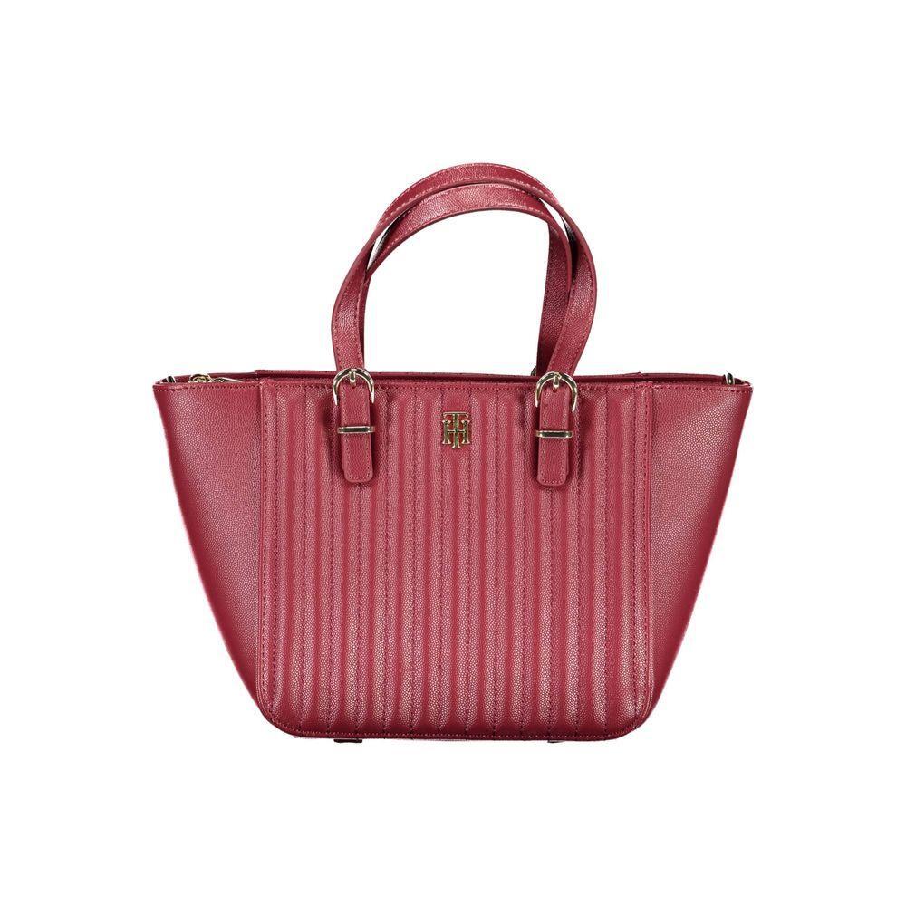 Front view with bag zipped and handles upright.