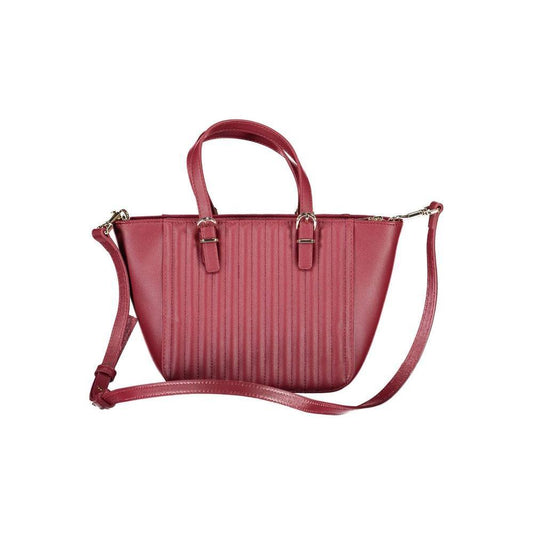 Tommy Hilfiger Red Polyethylene Handbag TO-16659
