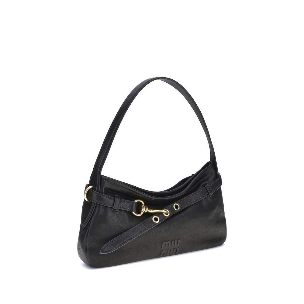 Miu Miu Aventure Shoulder Bag MI5BC182VOOO2BBLF0002BB