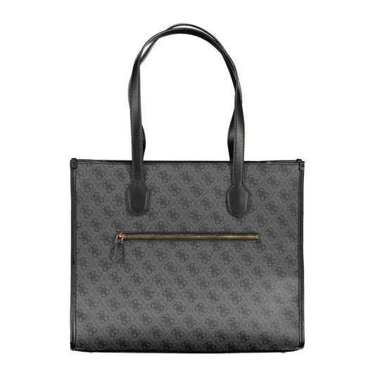 Guess Jeans Black Polyethylene Handbag GU-17377