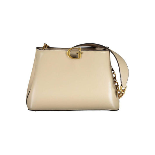 Guess Jeans Beige Polyethylene Handbag GU-17530