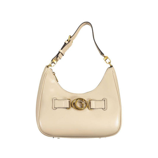 Guess Jeans Beige Polyethylene Handbag GU-18052